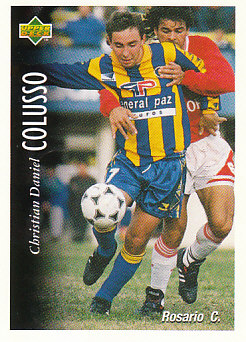 Christian Daniel Colusso Rosario Central 1995 Upper Deck Futbol Argentina #154